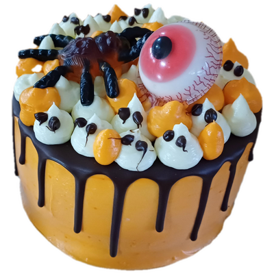 Halloween торта 4 парчета, призраци
