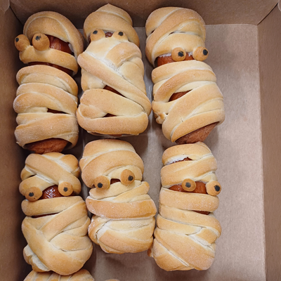 Мини кренвиршки "Мумия", кутия 10 бр.